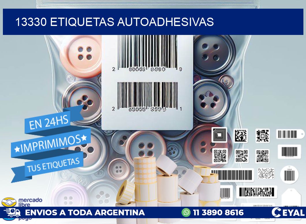13330 ETIQUETAS AUTOADHESIVAS