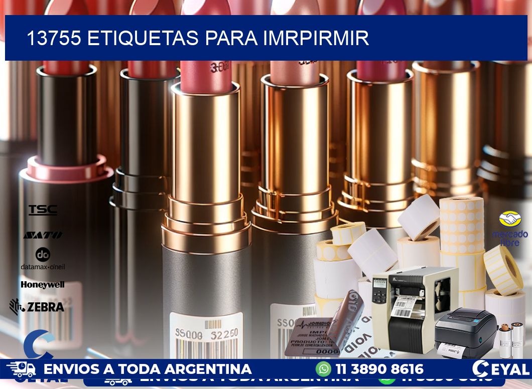 13755 ETIQUETAS PARA IMRPIRMIR