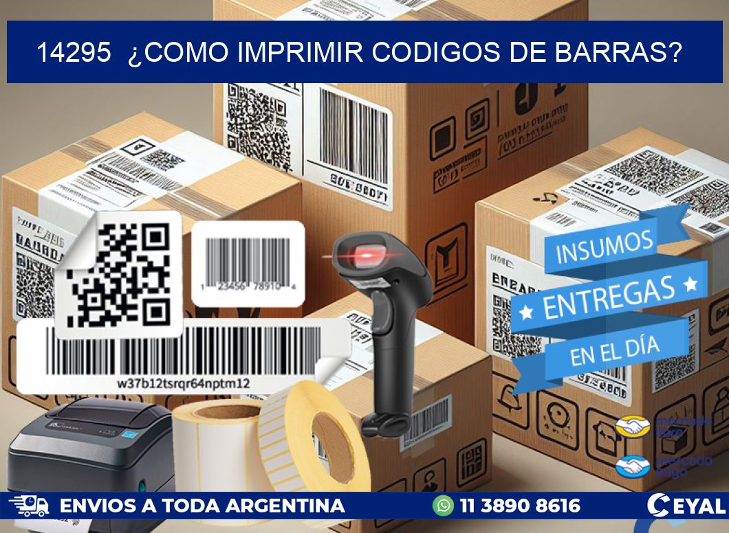 14295  ¿COMO IMPRIMIR CODIGOS DE BARRAS?