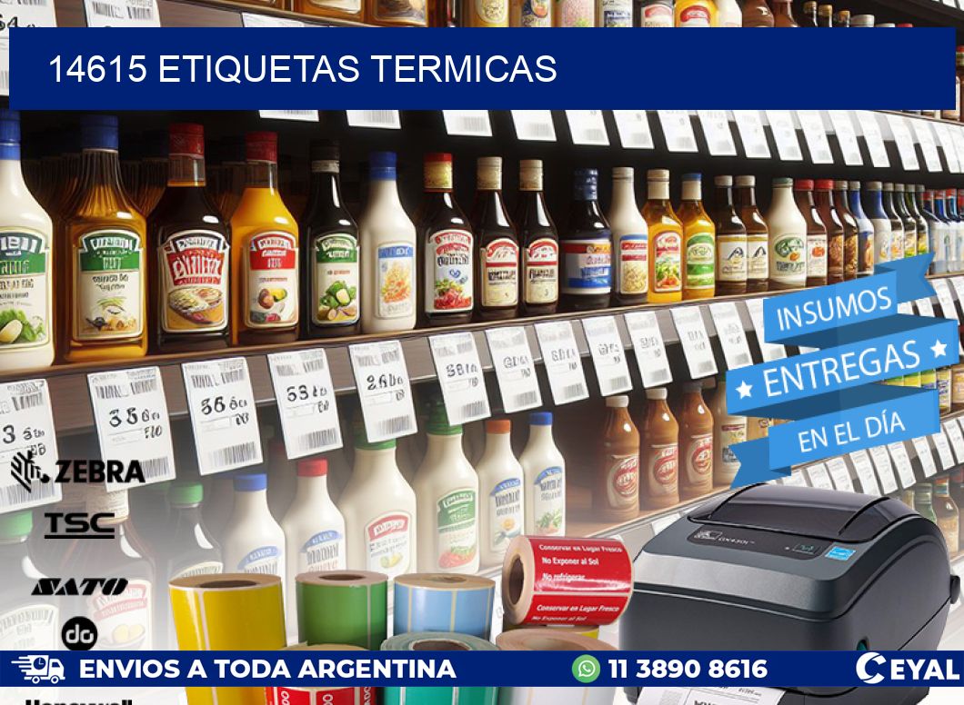 14615 ETIQUETAS TERMICAS
