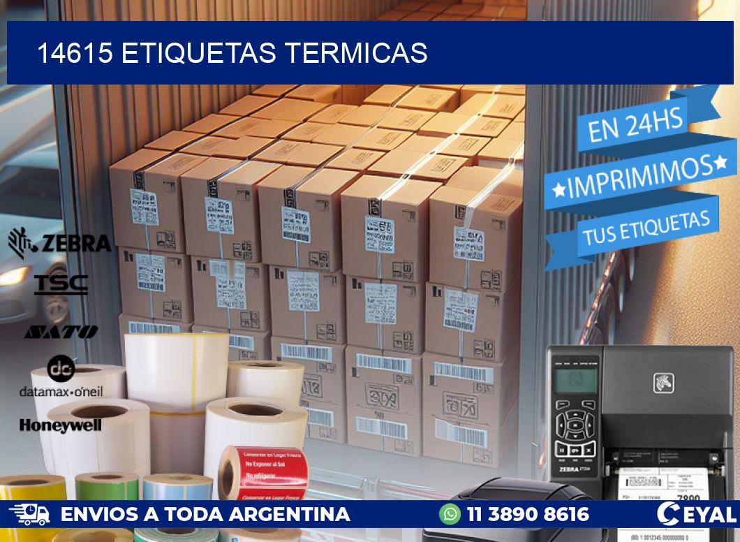 14615 ETIQUETAS TERMICAS