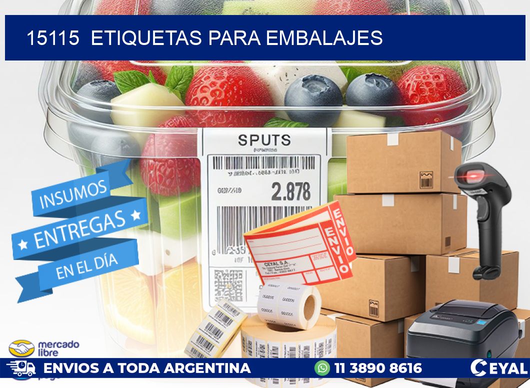 15115 ETIQUETAS PARA EMBALAJES