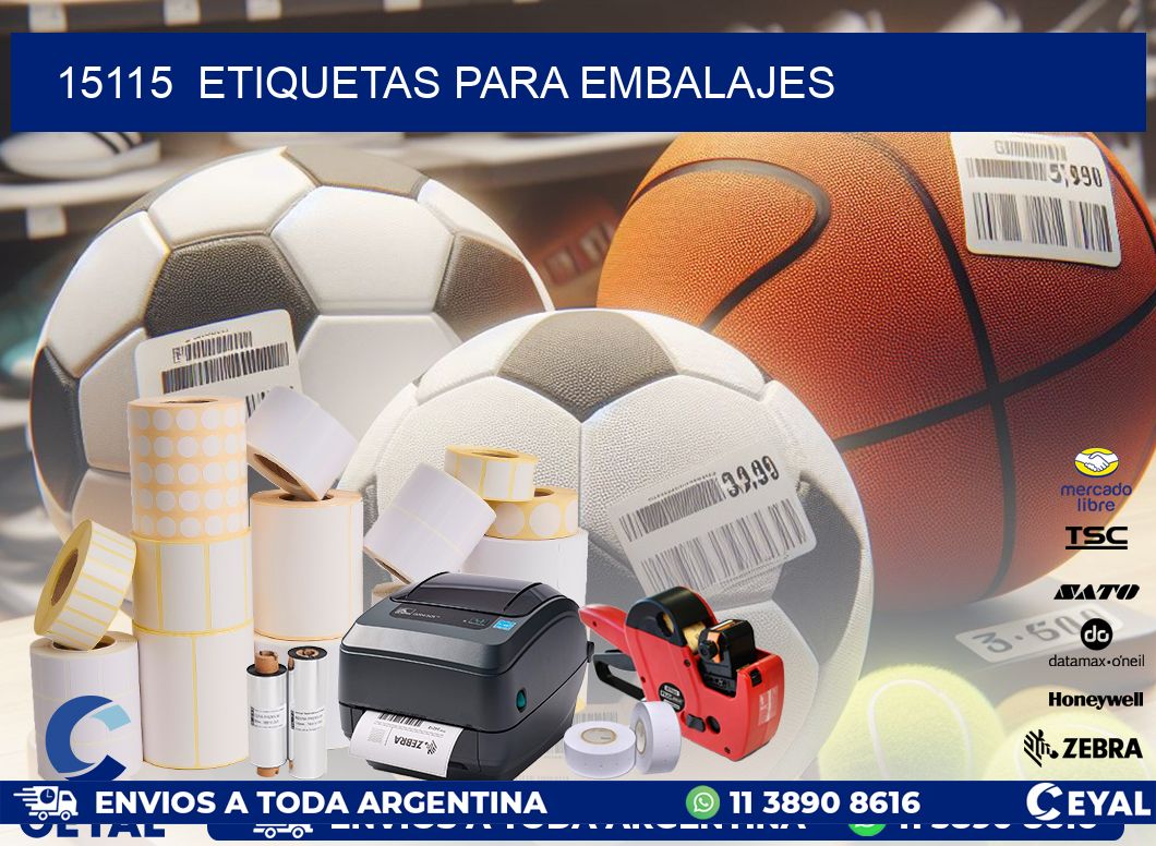15115 ETIQUETAS PARA EMBALAJES