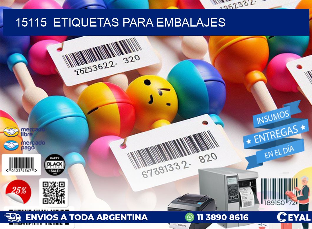 15115 ETIQUETAS PARA EMBALAJES