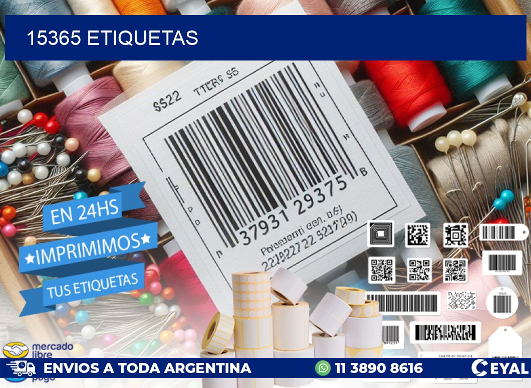 15365 ETIQUETAS