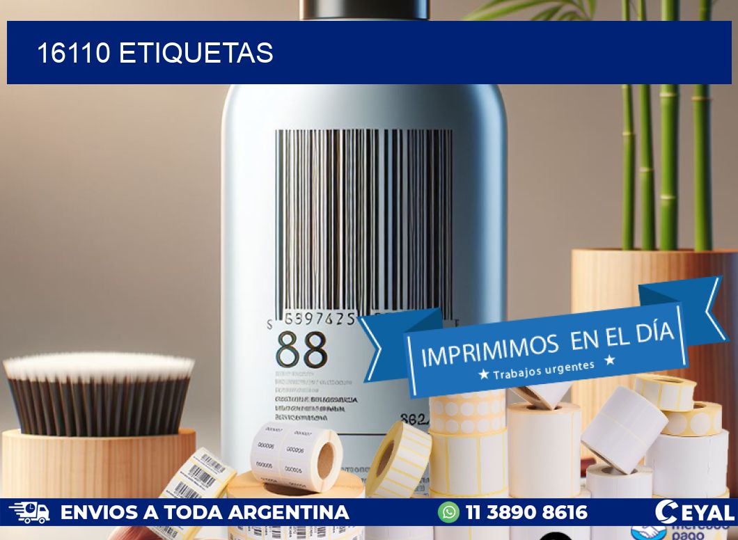 16110 ETIQUETAS