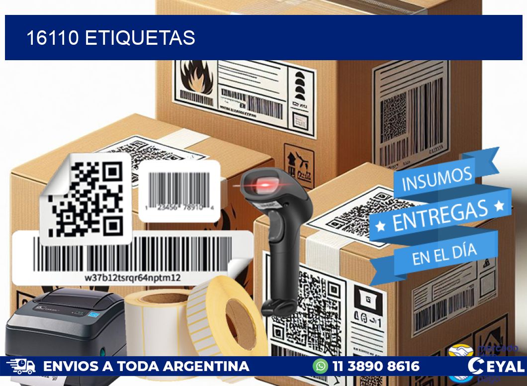 16110 ETIQUETAS