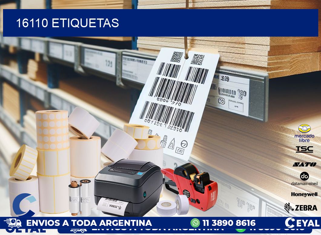 16110 ETIQUETAS