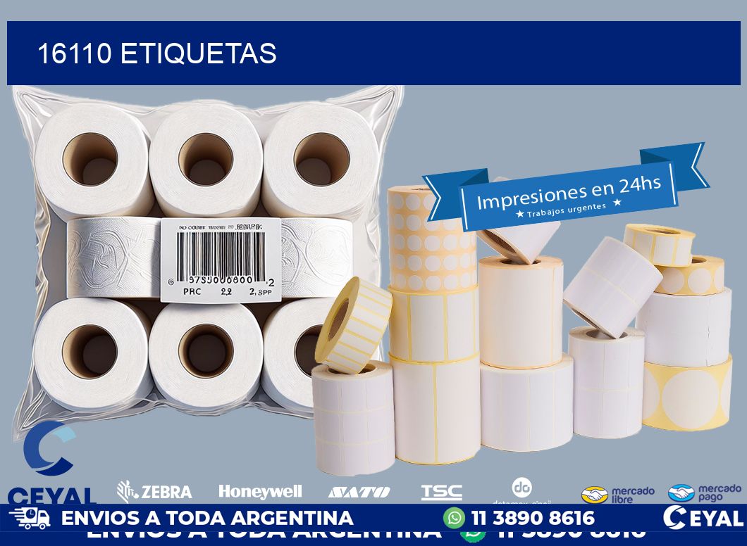 16110 ETIQUETAS