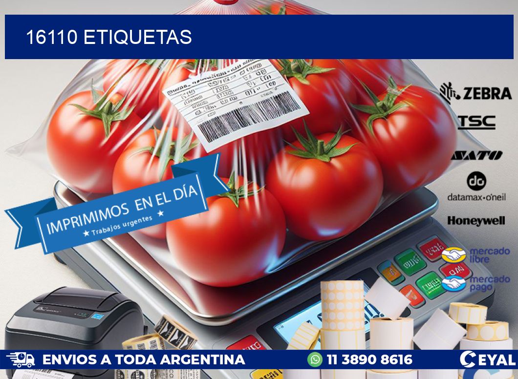 16110 ETIQUETAS