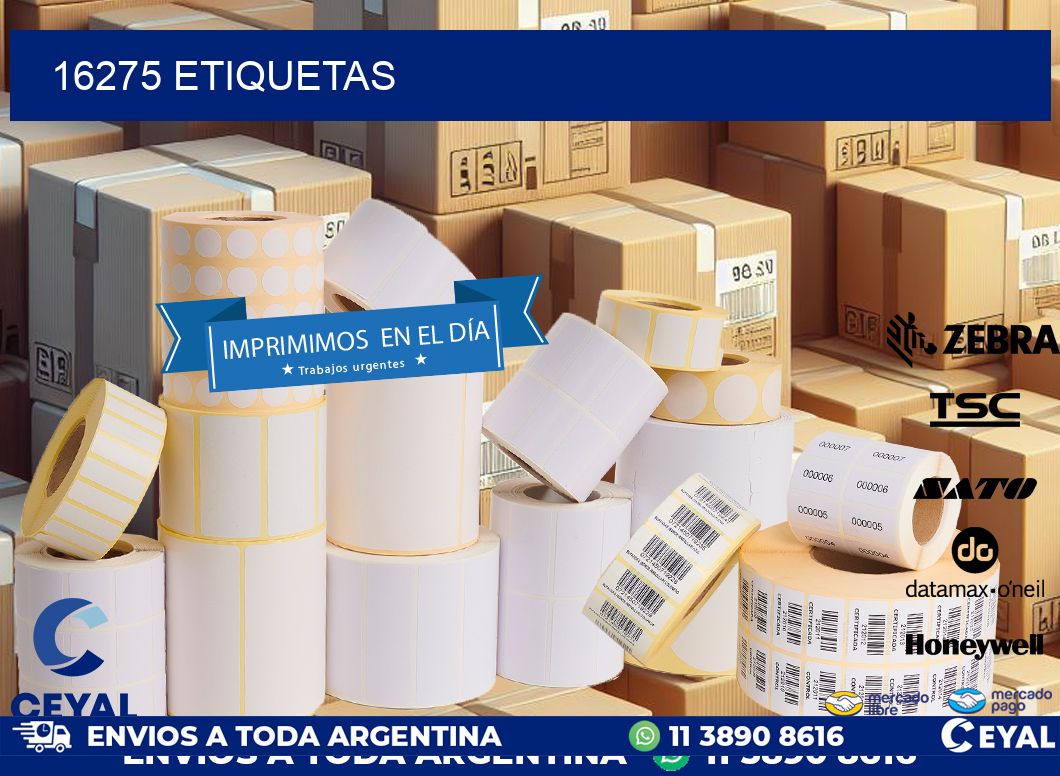 16275 ETIQUETAS