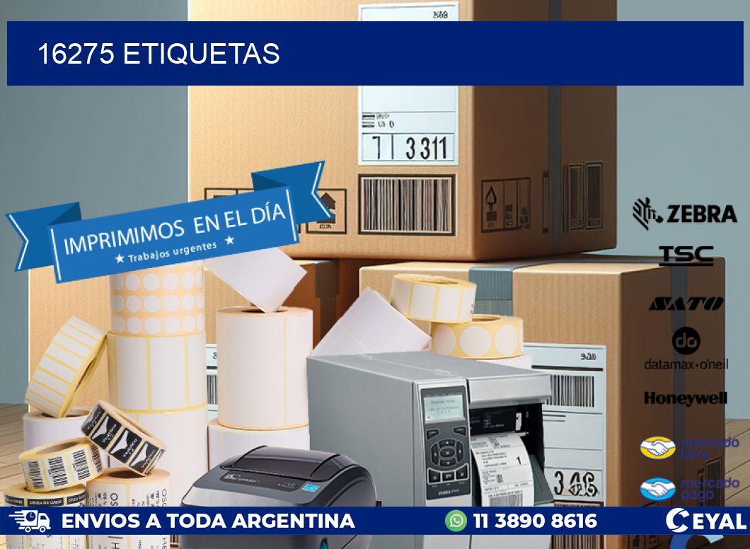 16275 ETIQUETAS