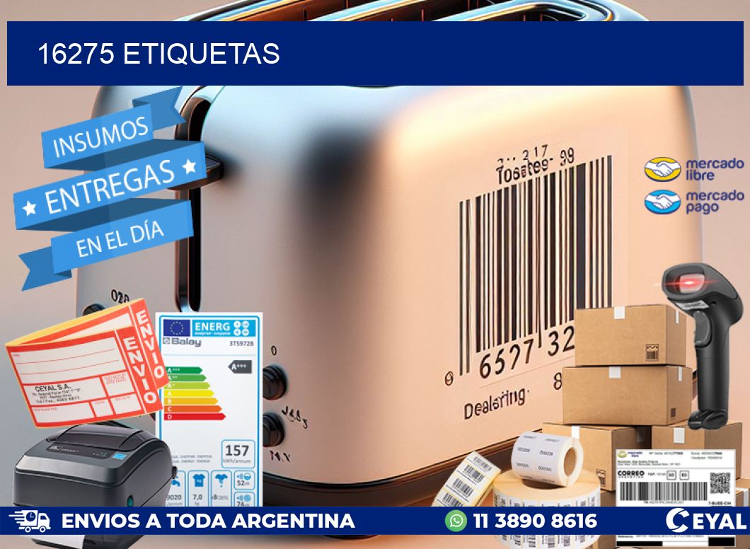 16275 ETIQUETAS