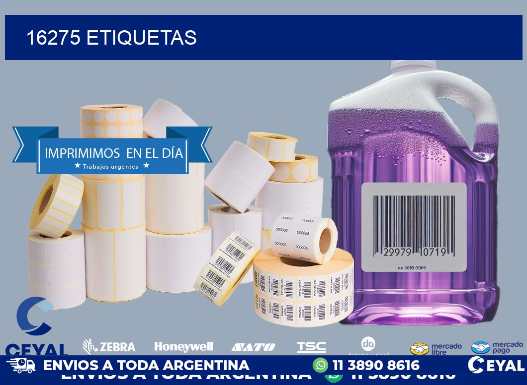 16275 ETIQUETAS