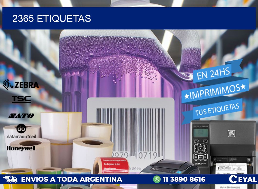 2365 ETIQUETAS