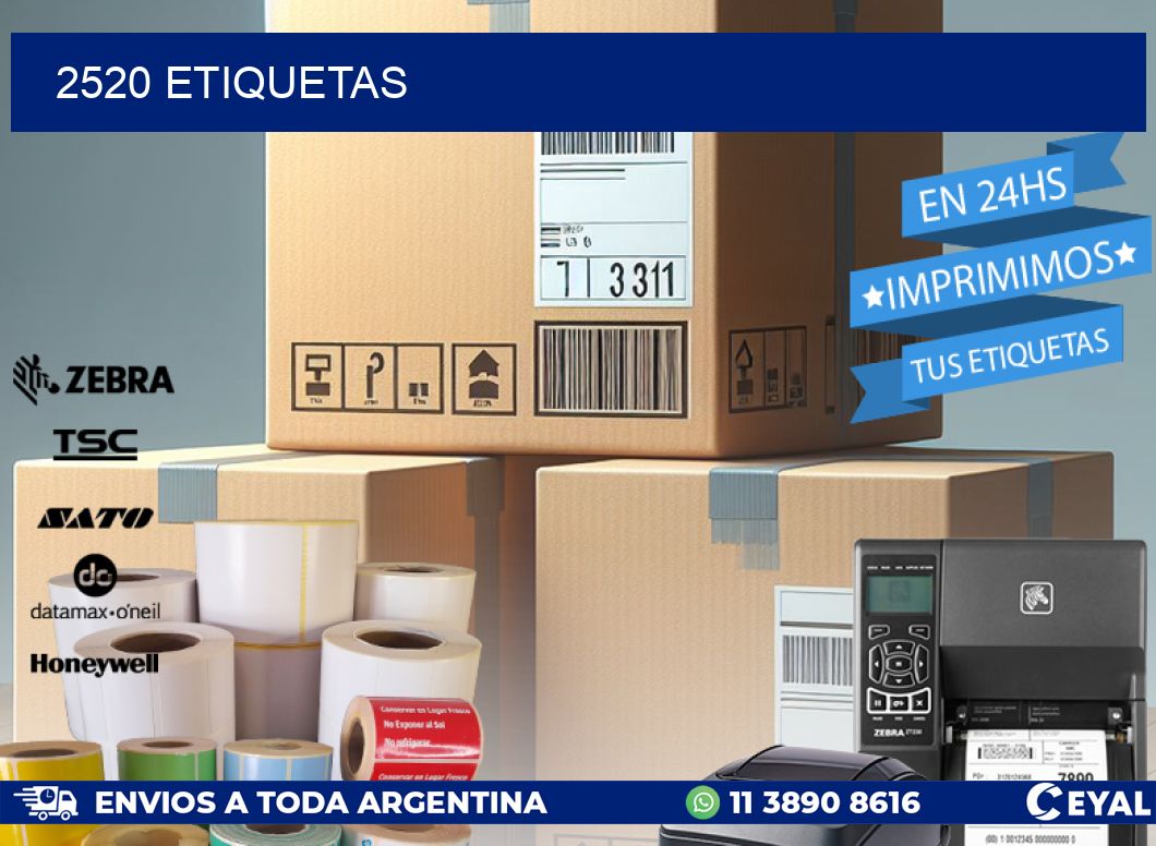 2520 ETIQUETAS