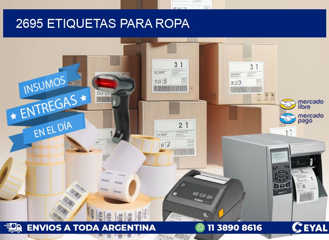2695 ETIQUETAS PARA ROPA