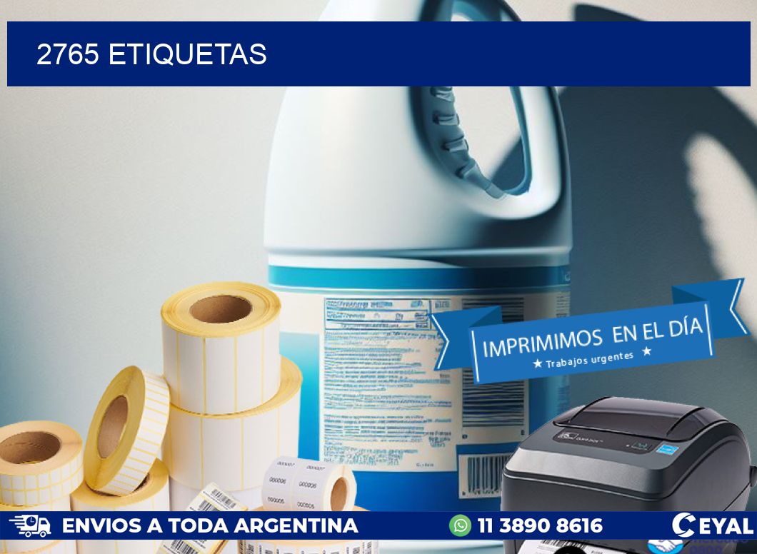 2765 ETIQUETAS