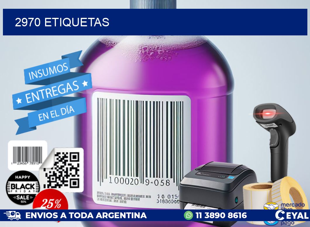 2970 ETIQUETAS