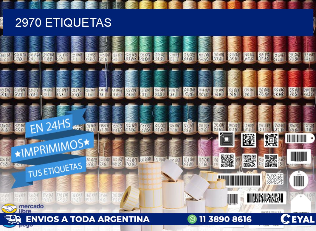 2970 ETIQUETAS