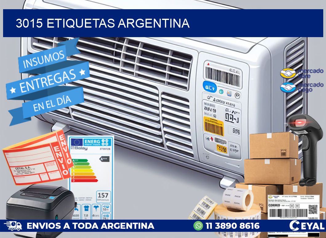 3015 ETIQUETAS ARGENTINA