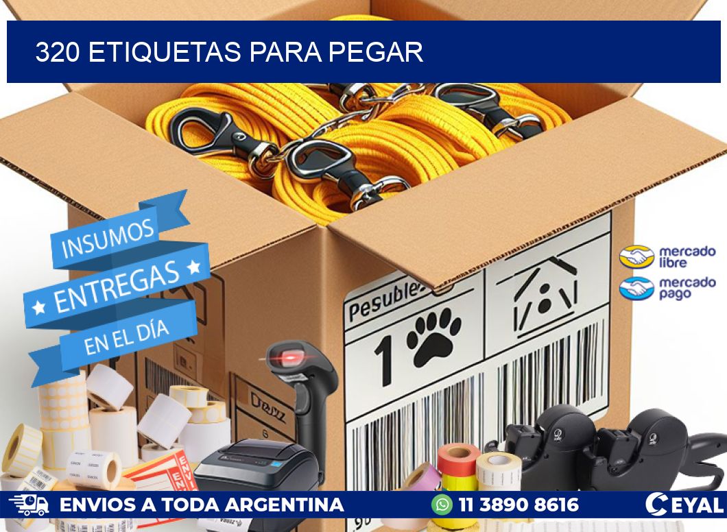 320 ETIQUETAS PARA PEGAR