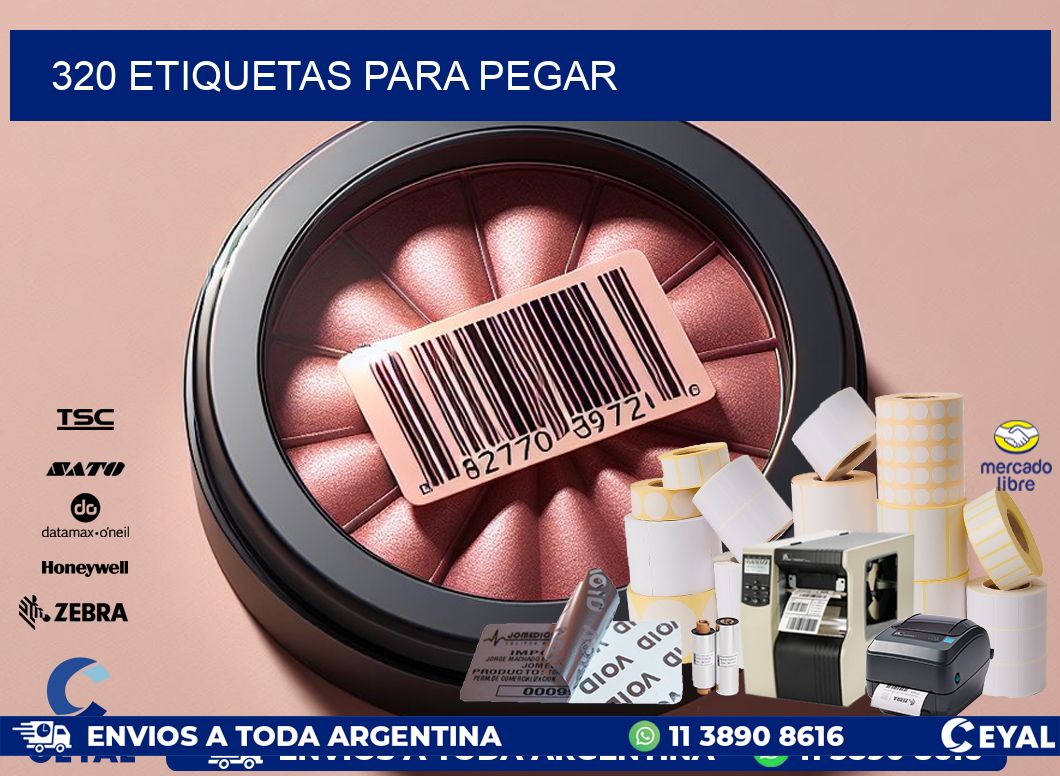 320 ETIQUETAS PARA PEGAR