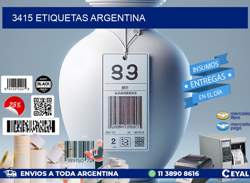 3415 ETIQUETAS ARGENTINA