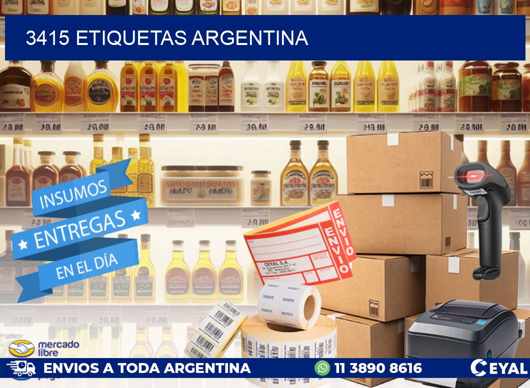 3415 ETIQUETAS ARGENTINA