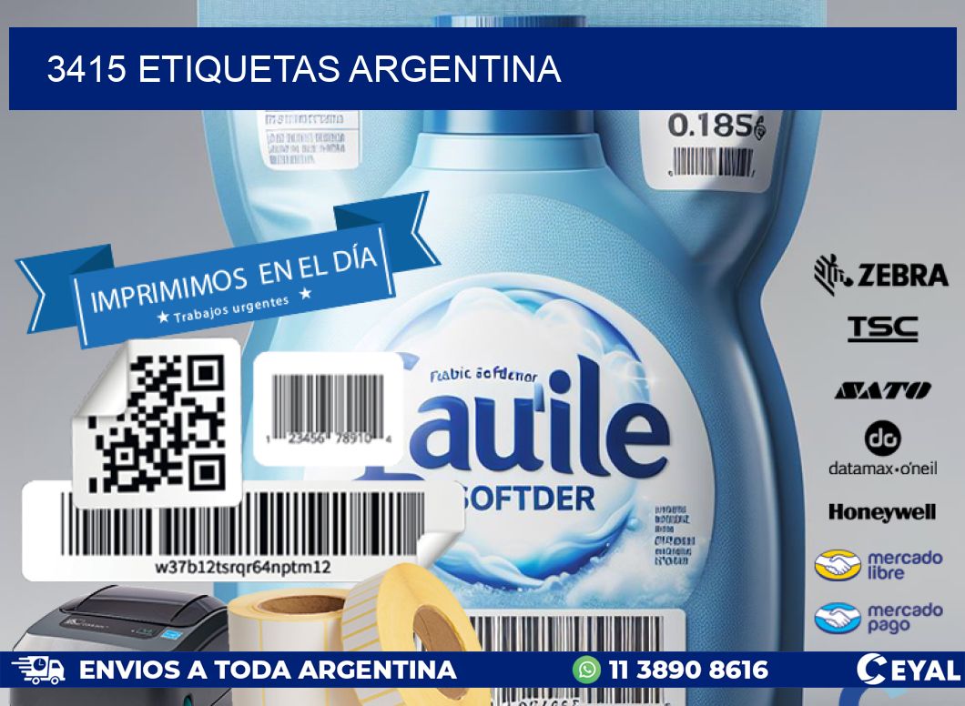 3415 ETIQUETAS ARGENTINA