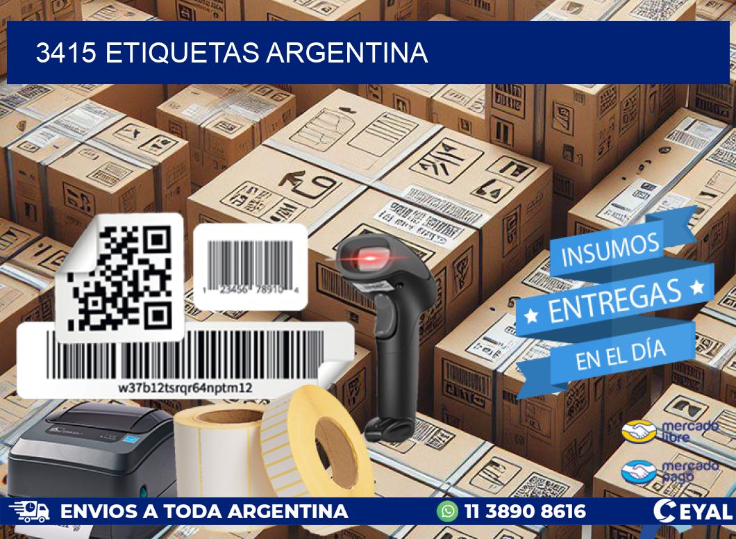 3415 ETIQUETAS ARGENTINA