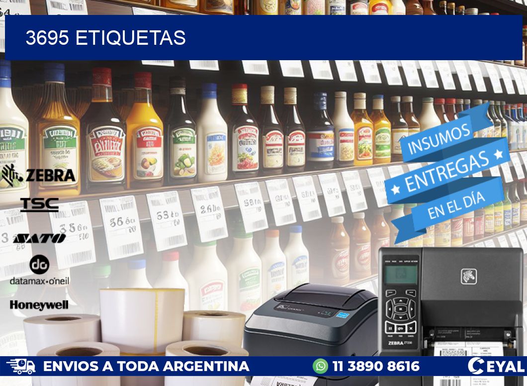 3695 ETIQUETAS