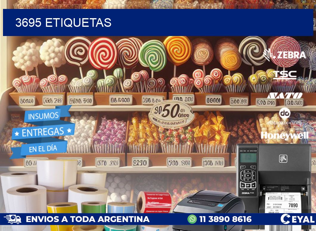 3695 ETIQUETAS