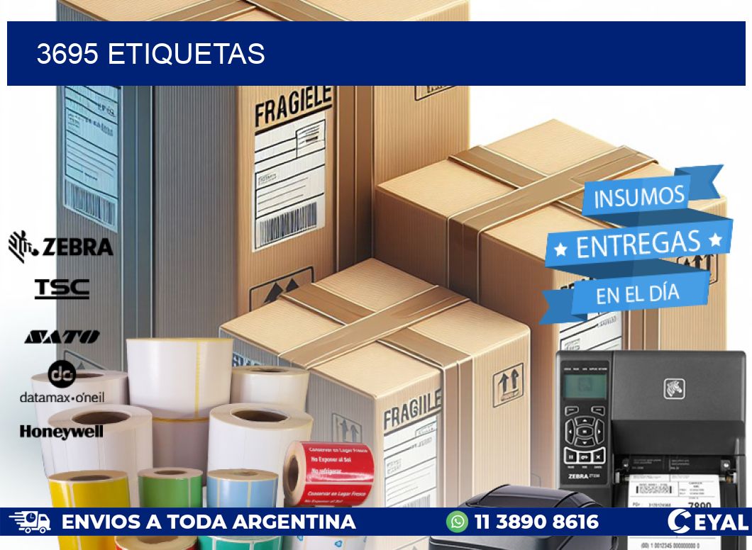 3695 ETIQUETAS