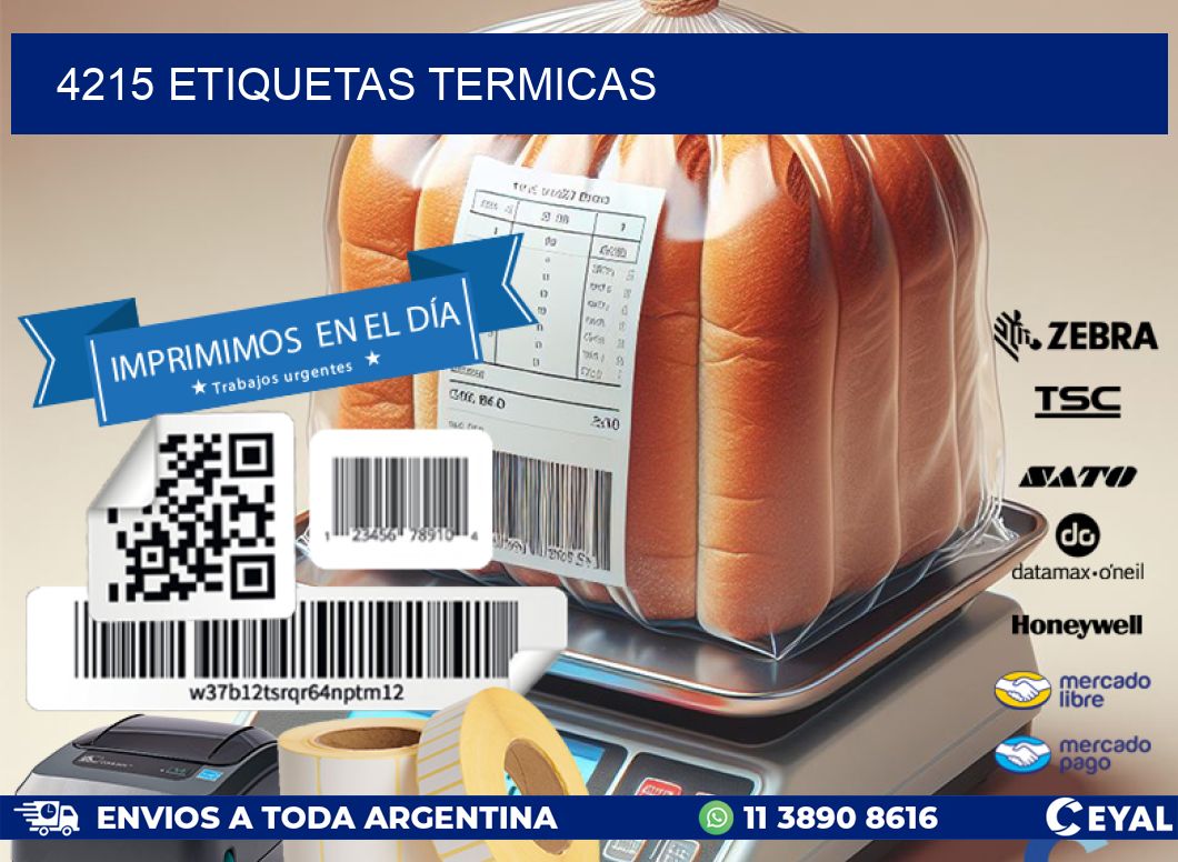 4215 ETIQUETAS TERMICAS