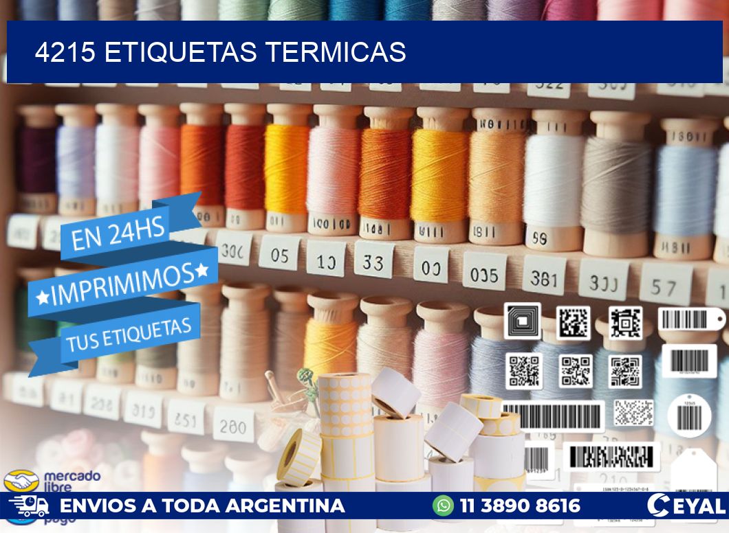 4215 ETIQUETAS TERMICAS