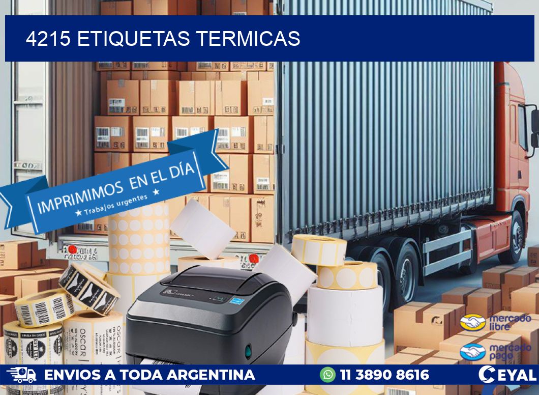 4215 ETIQUETAS TERMICAS