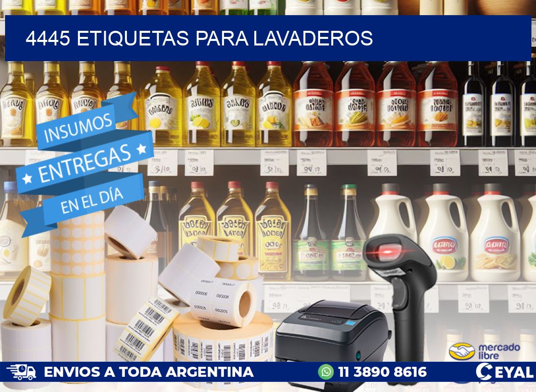 4445 ETIQUETAS PARA LAVADEROS