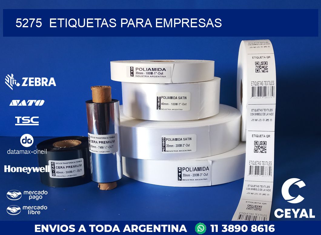 5275  ETIQUETAS PARA EMPRESAS