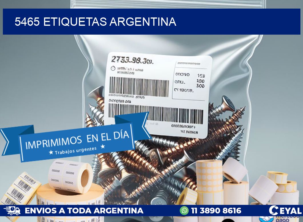 5465 ETIQUETAS ARGENTINA