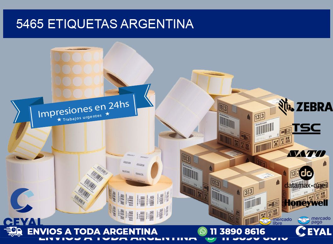 5465 ETIQUETAS ARGENTINA