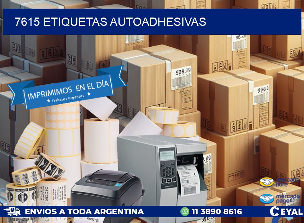 7615 ETIQUETAS AUTOADHESIVAS