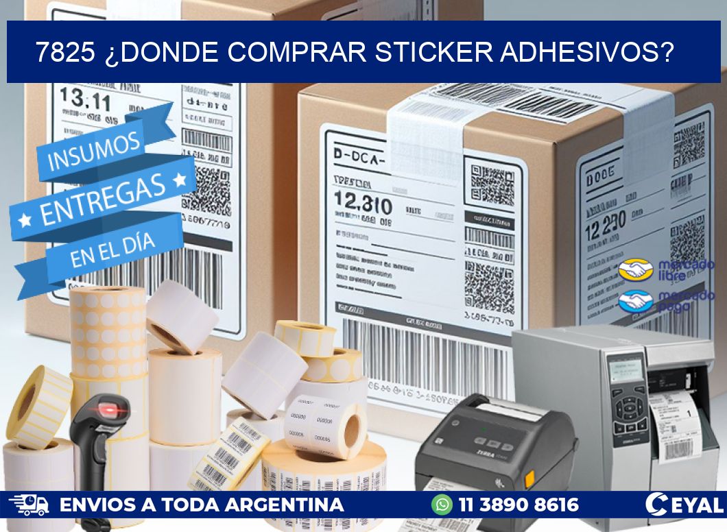 7825 ¿DONDE COMPRAR STICKER ADHESIVOS?