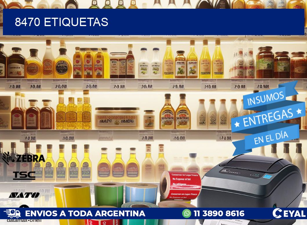 8470 ETIQUETAS