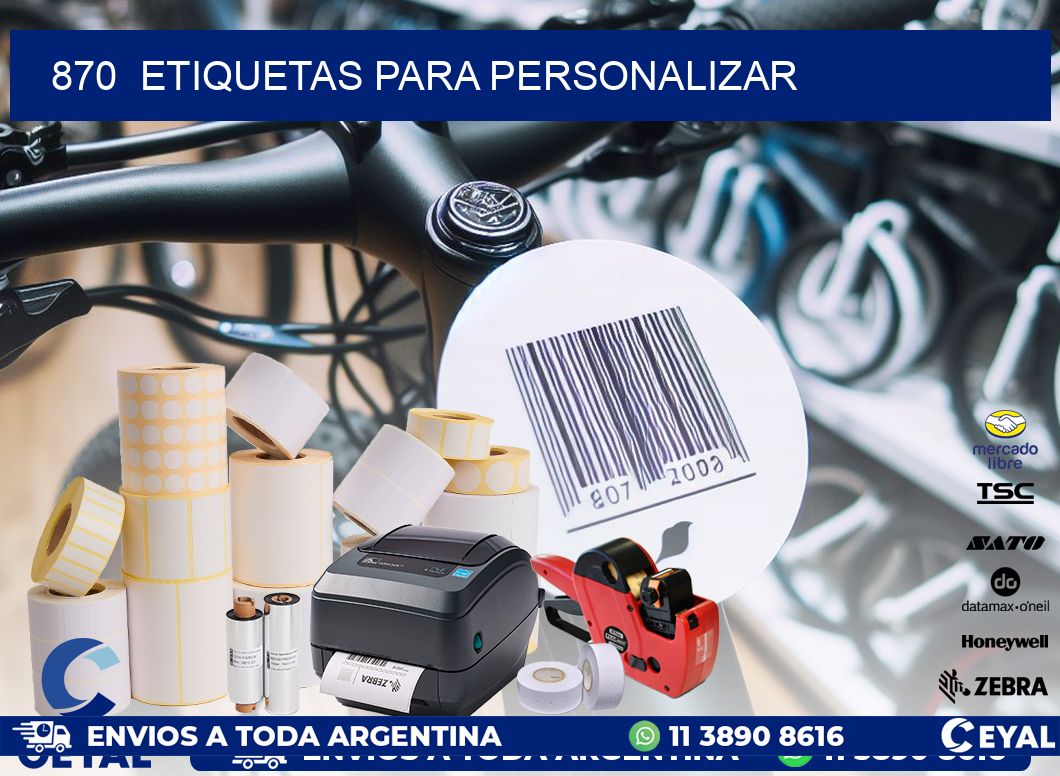 870 ETIQUETAS PARA PERSONALIZAR