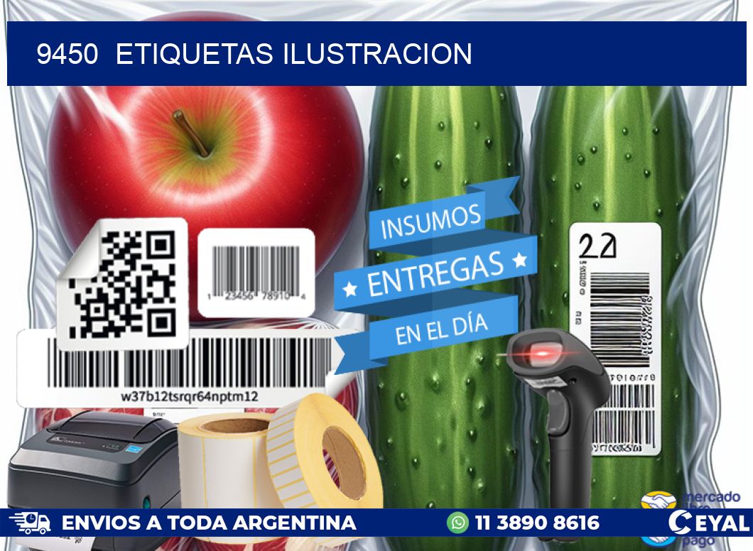 9450  ETIQUETAS ILUSTRACION