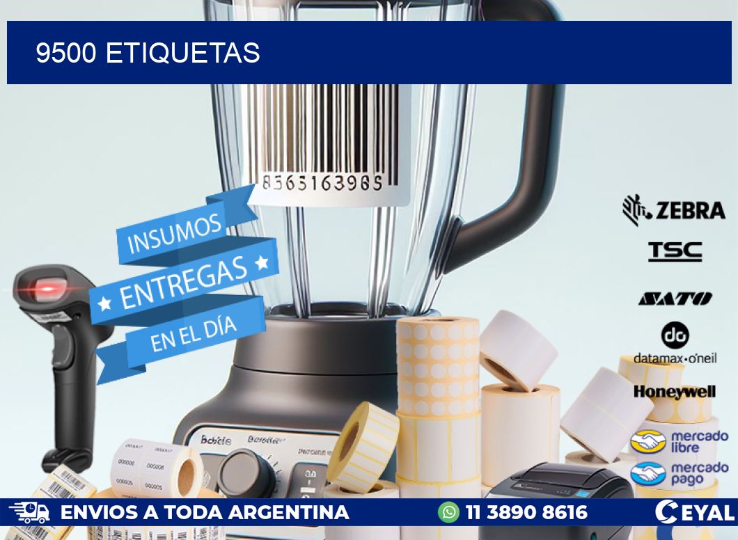 9500 ETIQUETAS