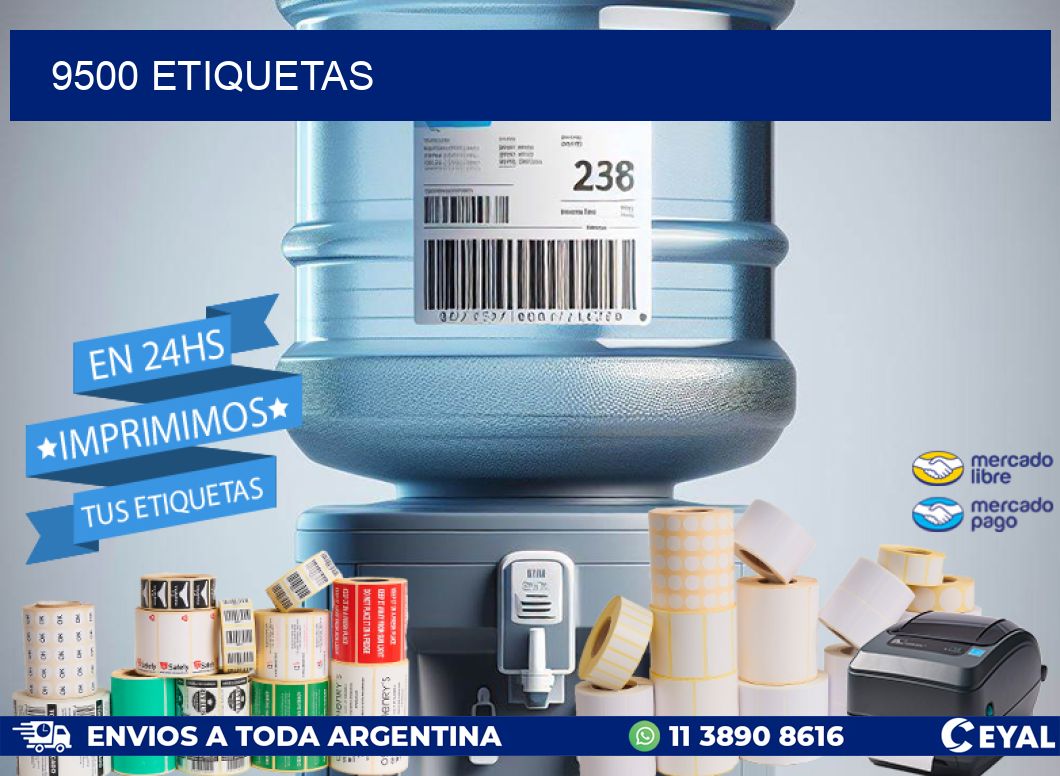 9500 ETIQUETAS