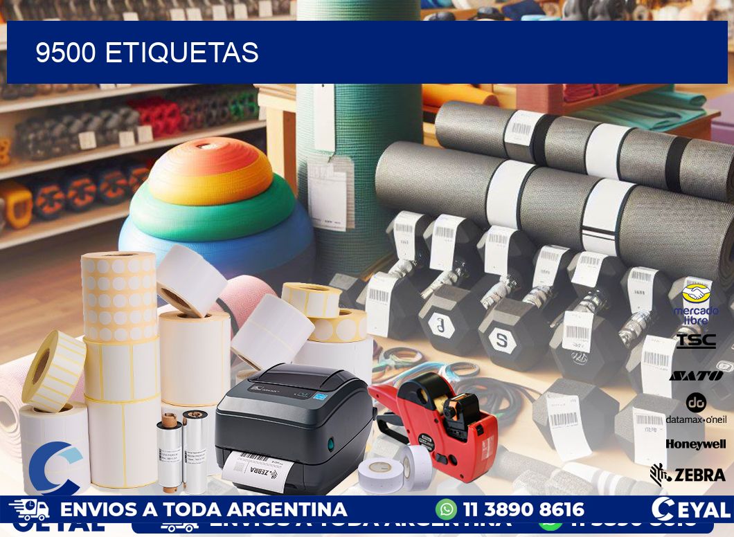 9500 ETIQUETAS