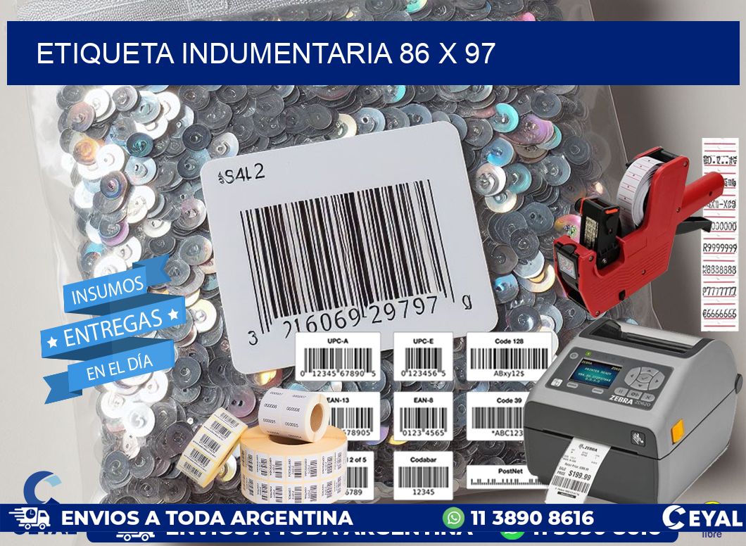 ETIQUETA INDUMENTARIA 86 x 97